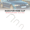 BMW E39 E38 E60 E90 745Li X5 E46 325i 328i M3 540i 740iL 740i Clipe de mangueira de radiador 15423 Genérico