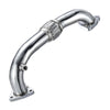 2008-2010 Ford 6.4 Powerstroke Dieseluitlaat Up-Pipe Heavy Duty gepolijst GEEN EGR Algemeen