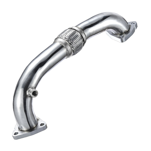 2008-2010 Ford 6.4 Powerstroke Diesel Exhaust Up-Pipe Heavy Duty Polished NO EGR Generic
