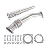 3 ''Uitlaat Turbo Downpipe Fit voor 1999-2004 VW Golf/Jetta/Kever 1.8L Roestvrij staal Generiek