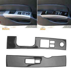 2006–2009 Nissan 350Z Karbonfaser-Innenfenster-Hebeschalter-Panel-Abdeckungsverkleidung, generisch