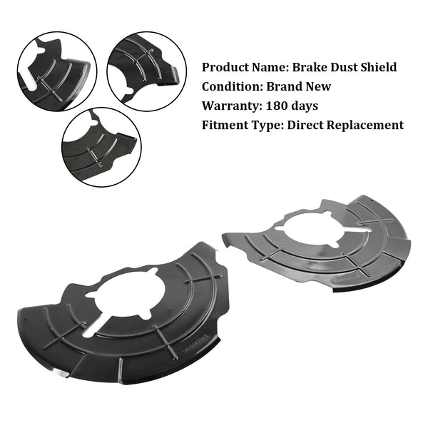 2005-2010 Jeep Grand Cherokee höger+vänster frambroms dammskydd 52090432AC 52090433AC Generic