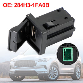 284H3-1FA0B USB Connector Auxiliary Adapter for Nissan Infiniti 2008-2019 Generic