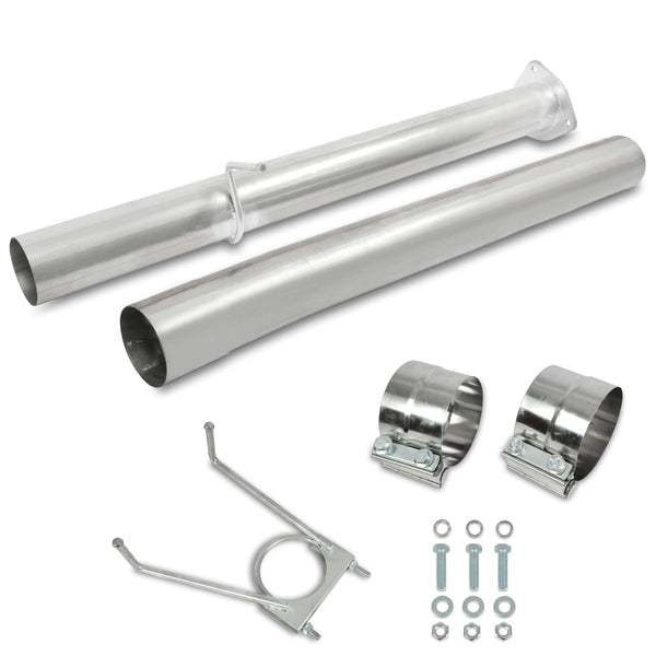 4'' Exhaust Tube Pipe Kit For 2013-2018 Dodge Ram 2500 3500 6.7L Turbo Diesel