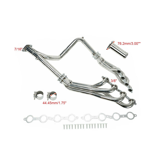 2007-2013 Chevy Silverado 1500/2500/3500 4.8L 5.3L 6.0L Stainless Steel Exhaust Manifold Headers Generic