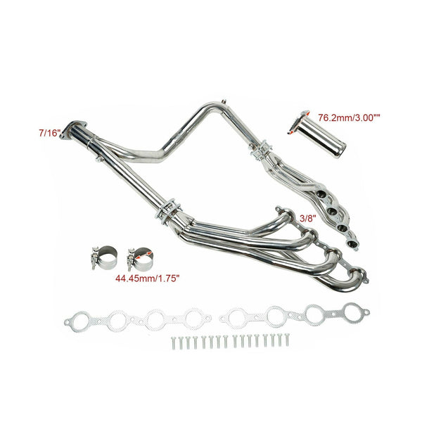 2004-2013 GMC Yukon 4.8L 5.3L 6.0L 6.2L Stainless Steel Exhaust Manifold Headers