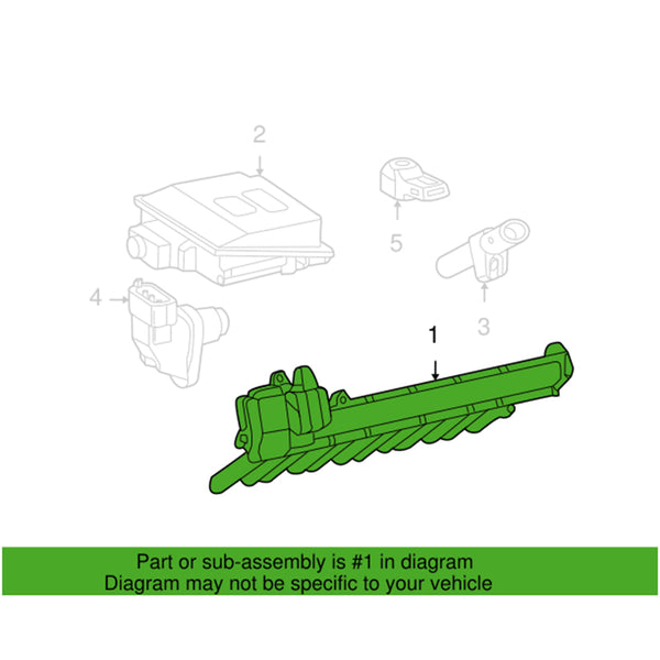 2006-2013 Mercedes-Benz S65 Right Coil Pack Spark Plug Conectores Ignição A2751500480 A0040103003 Genérico