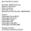 RearView Mirror Adjust Knob Switch For VW Jetta MK5 Golf GTI Sagitar Generic