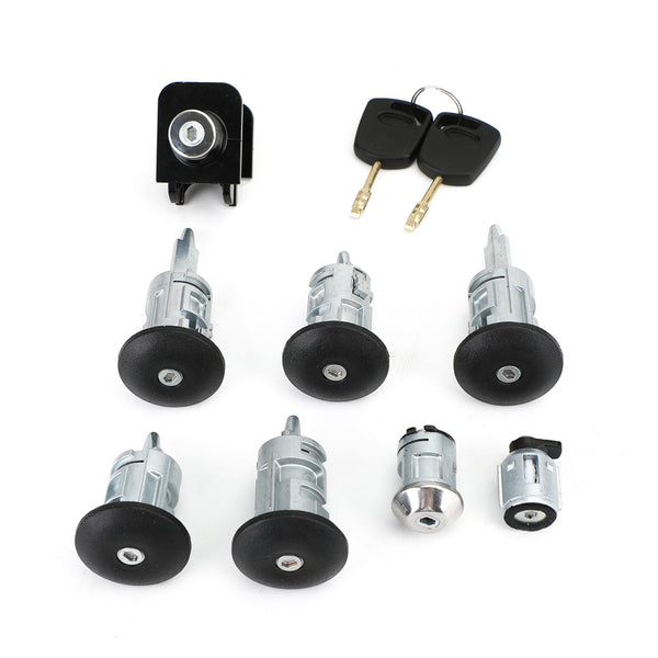 Ensemble de serrures Transit Connect pour Ford 02-07, avec capot, serrure de porte à carburant générique