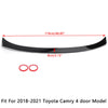 Toyota Camry 4-Türer Modell 2018–2023, glänzend schwarze Heckspoilerflügel, generisch
