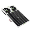 40W Solar Powered Fan Mini Ventilator for Greenhouse Car Exhaust Fan Generic