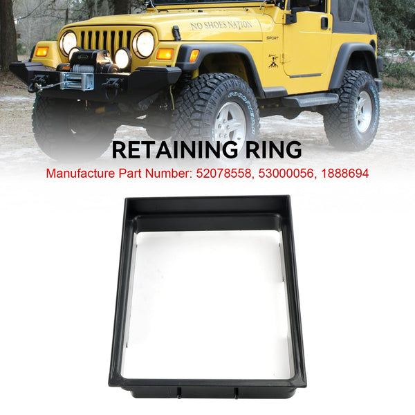 1997-2004 Jeep Wrangler TJ Transmissão Shift Boot Bezel Manual Trans 53000056 Genérico