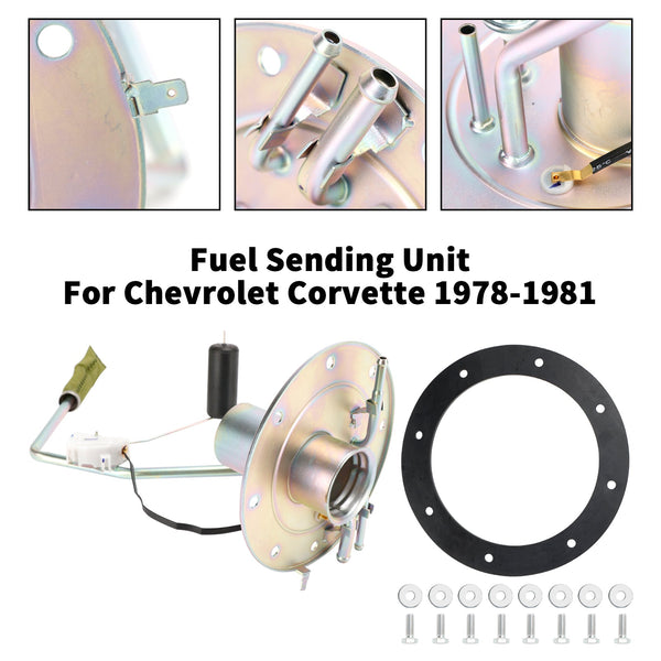 Unidad de envío de combustible para tanque de gasolina Chevy Corvette 1978-1981, alimentación 3/8 AM-39086513 genérico