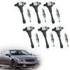 2007-2009 Nissan 350Z 3.5L V6 6PCS Bobina de ignição + 6PCS Vela de ignição UF550 CUF2118 673-4029 5C1727 Genérico