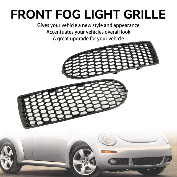 2006-2010 VW Volkswagen Beetle & Beetle Convertible Front Bumper Fog Light Grill 1C0-807-683-H-01C 1C0807683A Generic