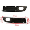 Front Grille Lower Fog Light Bumper Grill Left Right Pair For Audi A8 Quattro 06 07 08 4.2L 6.0L Generic