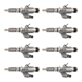 2001-2004.5 GMC Sierra 2500HD 3500HD 6.6L LB7 Duramax Diesel 8PCS Fuel Injectors 0445120008 0986435502 97208074 Generic