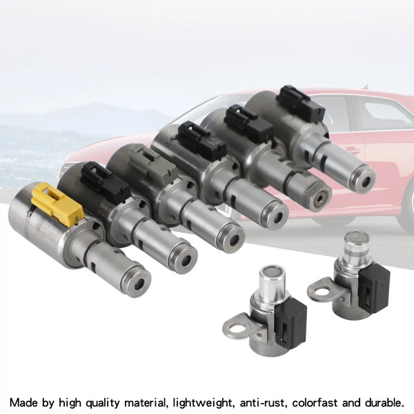 2005-2011 VW Jetta 05-11 2.0L L5 2.5L FWD 8PCS 09G TF-60SN/TF60SN 6-växlad Trans Solenoid Generic