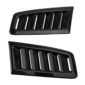Gloss Black Universal Abs Bonnet Vents Hood Trim For Ford Focus Rs St Mk2 Spr Generic