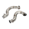 2011-13 BMW E92 335is 3 inch Stainless Steel Exhaust Downpipe Pipes compatible Generic