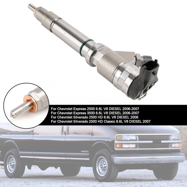 2006-2007 GMC Savana 2500/3500 6.6L V8 DIESEL 1PCS Inyector de combustible 0445120042 0445120082 Genérico