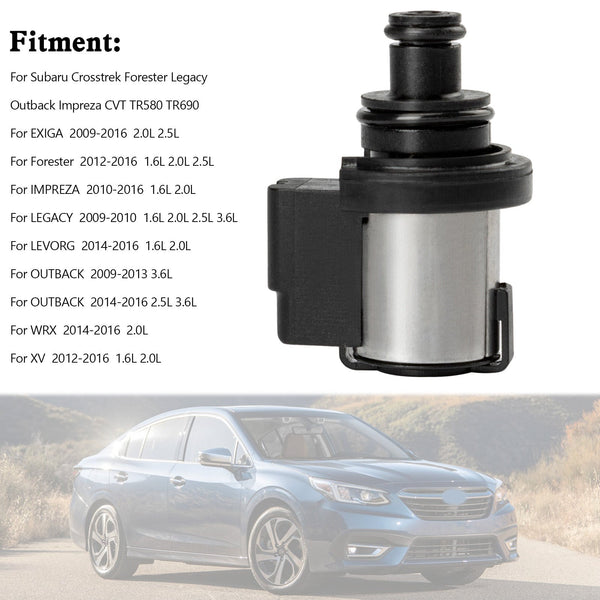 IMPREZA 2010-2016 1,6 L 2,0 L TR690 TR580 CVT Convertisseur de couple Shift AWD Solénoïdes Contrôle de pression 31825AA050 31825AA051 Générique