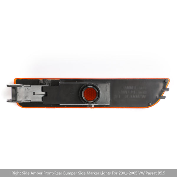 2001–2005 VW Passat B5.5 Rechts Bernstein Frontstoßstange Seitenmarkierungsleuchten Generisch