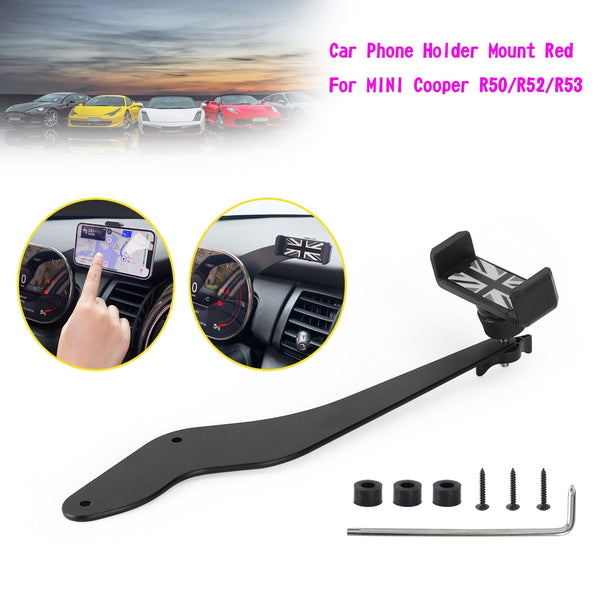 MINI Cooper R50/R52/R53 Car Phone Holder Mount Gray