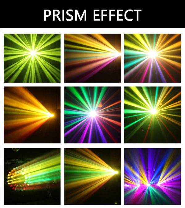 230W 7R Zoom Moving DJ Party Disco Club Concert Wedding Lighting Head Beam Sharpy Light 8 Prism Strobe DMX 16Ch US