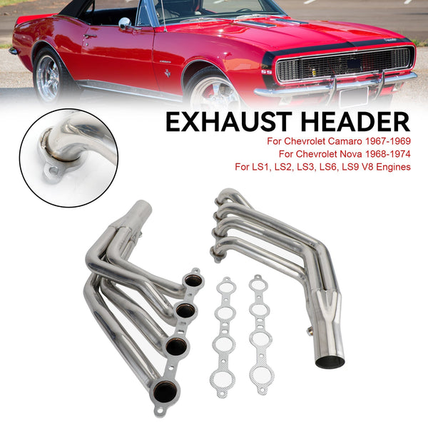 1968-1974 Chevrolet Nova Longtube LS Conversion Exhaust Headers Generic