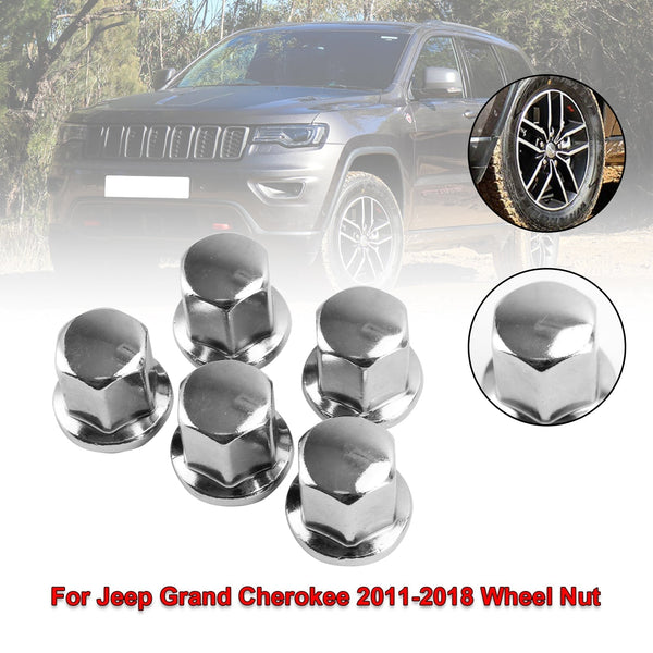 2011-2018 Jeep Grand Cherokee 5PCS Lug Nuts 14x1.5 06509422AA 6509422AA Generic