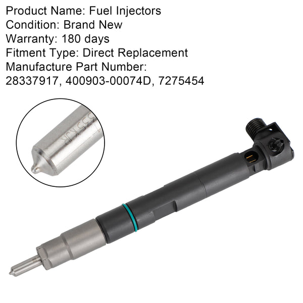 1PCS Fuel Injectors 400903-00074D 7275454 fit Bobcat fit Doosan D24 D18 Engine 28337917 Generic