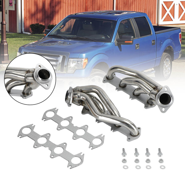 04-10 Ford F150 5.4 V8 Stainless Exhaust Manifold Shorty Headers Performance Generic
