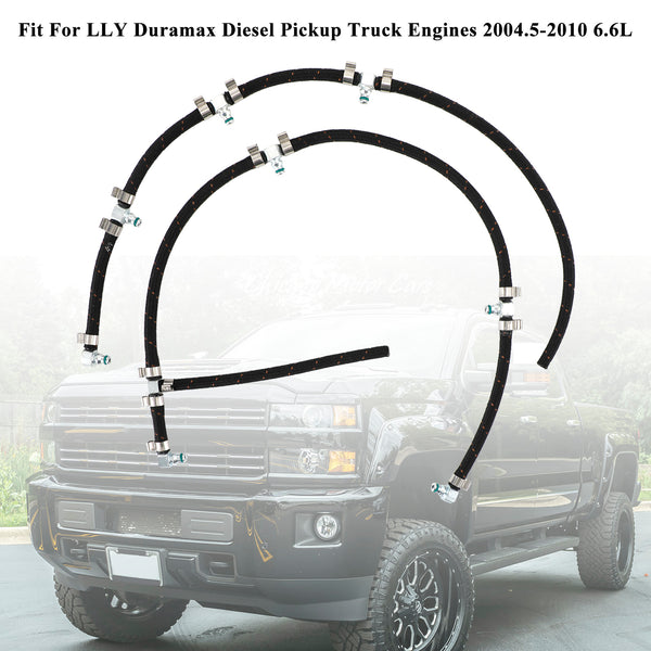 2004.5-2010 LLY Duramax Diesel Pickup Truck Engines 6.6L Fuel Injector Return Line Kit 97328733 98062291 Generic