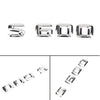 Rear Trunk Emblem Badge Nameplate Decal Letters Numbers Fit Mercedes S600 Chrome Generic