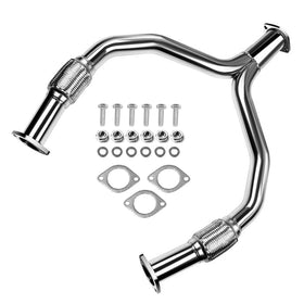 2008-2013 Infiniti G37 3.7L Kit de tubo de escape en Y de acero inoxidable genérico