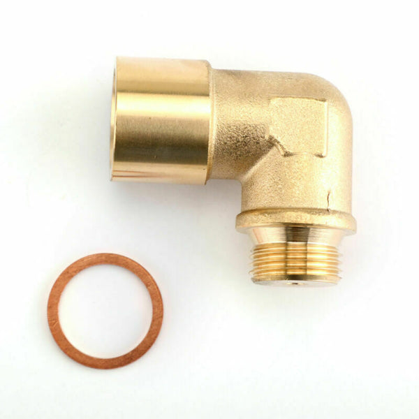 M18X1.5 02 Bung Extension O2 Oxygen Sensor Angled Extender Spacer 90 Degree Generic