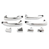 2020-2022 Chevrolet Silverado 2500 HD 4pcs Exterior Door Handle Chrome 14575050