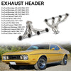 1964-1973 Mustang 4.7L 289/ 5.0L 302 Rostfritt Hugger Avgasrör Generic