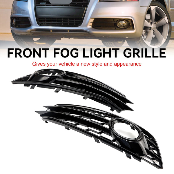 2009-2012 Audi A3 8P S-Line Honeycomb Front Bumper Fog Light Grill Cover Generic