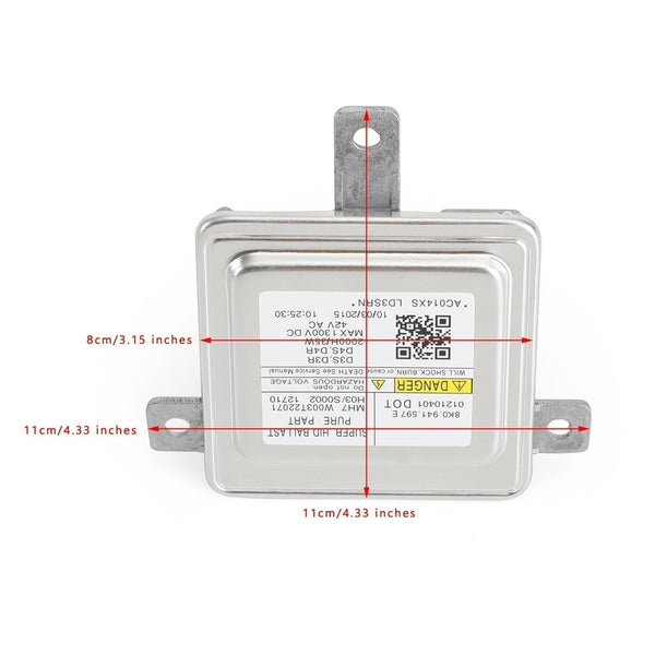 2012-2018 VW Jetta HID Xenon Strålkastare Ballast Kontrollenhet 8K0941597E 8K0941597 Generic