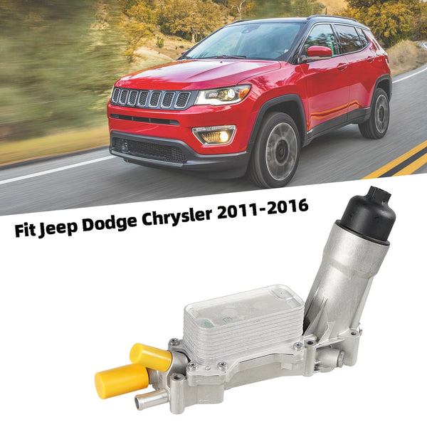2011-2015 Grand Cherokee 2011-2016 Jeep Cherokee Wrangler Aluminum Housing Oil Filter Assembly 926-876 Fedex Express Generic