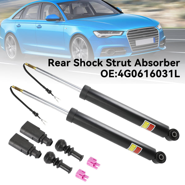 2011-2018 Audi A7 Sportback Pair Rear Shock Strut Absorber 4G0616031L 4G0616031AC