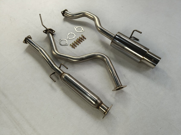 4 inch CatBack uitlaatsysteem-Drift Spec voor 1992-2000 Honda Civic 2DR/4DR 2.5 Pip Generiek