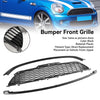 2008-2014 MINI R55 Cooper S & JCW 5-dörrars kombi 3 ST Glanssvart Front Grill Generic