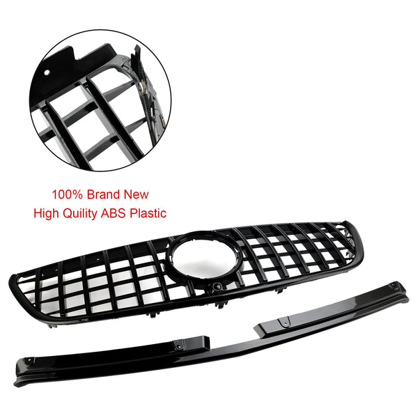 2015–2019 Mercedes Benz Vito W447 GT Style Gloss Black Front Bumper Grille Generic