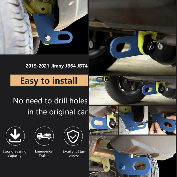 2019-2023 Suzuki Jimny JB64W JB74 2PCS Rear Left & Right Trailer Hitch Generic