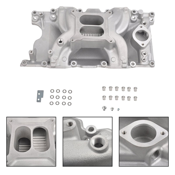 1967-2003 Chrysler/Mopar Small Block 318 340 360 Collettore di aspirazione in alluminio generico