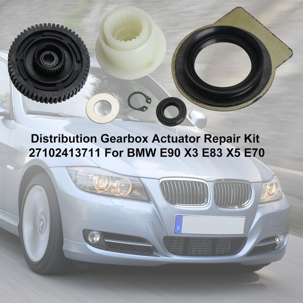 BMW E90 X3 E83 X5 E70 Distribution Gearbox Actuator Repair Kit 27102413711 Generic