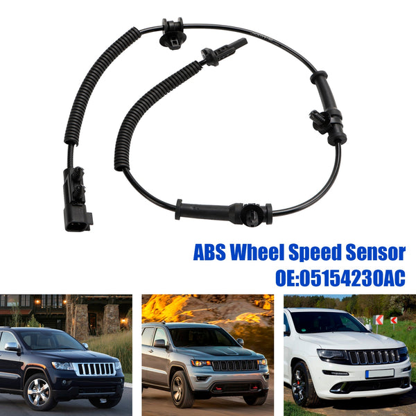 2011-2021 Altitude Sport Utility 4-Door ABS Wheel Speed Sensor Rear Right & Left 05154230AC 5S13345 Generic